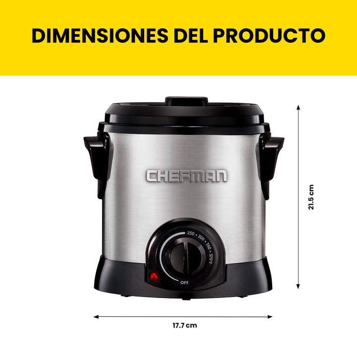 Chefman - Freidora de inmersión 1L