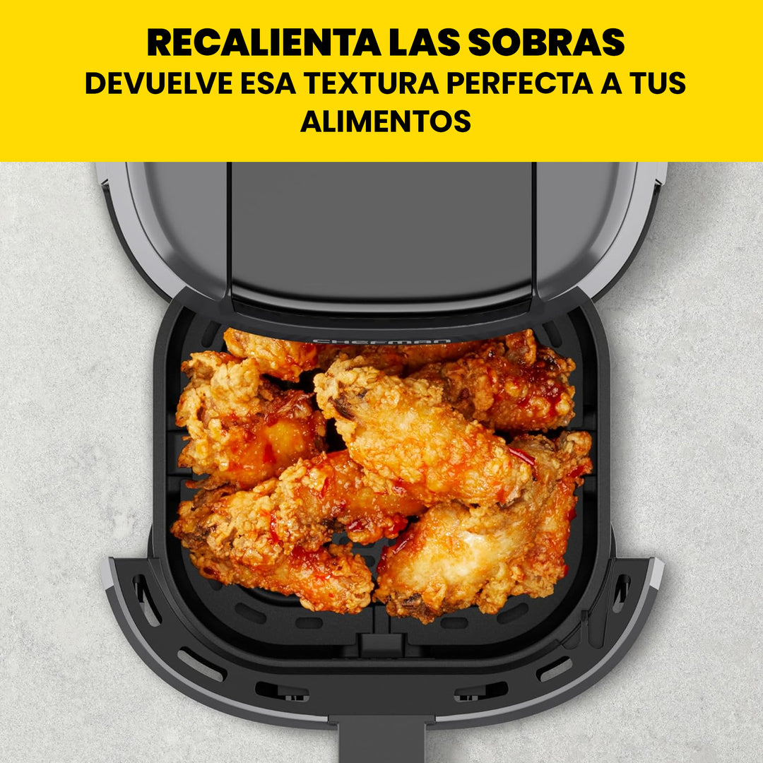 CHEFMAN - Mini Freidora de Aire Digital de 2 Cuartos