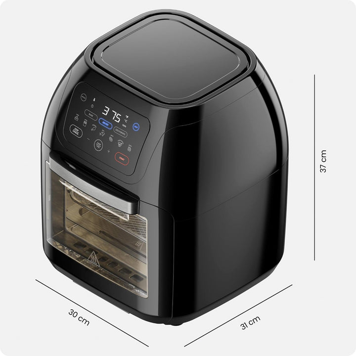 Chefman - Multicooker 10L: Freidora Digital, Asador, Deshidratador y Horno de Convección