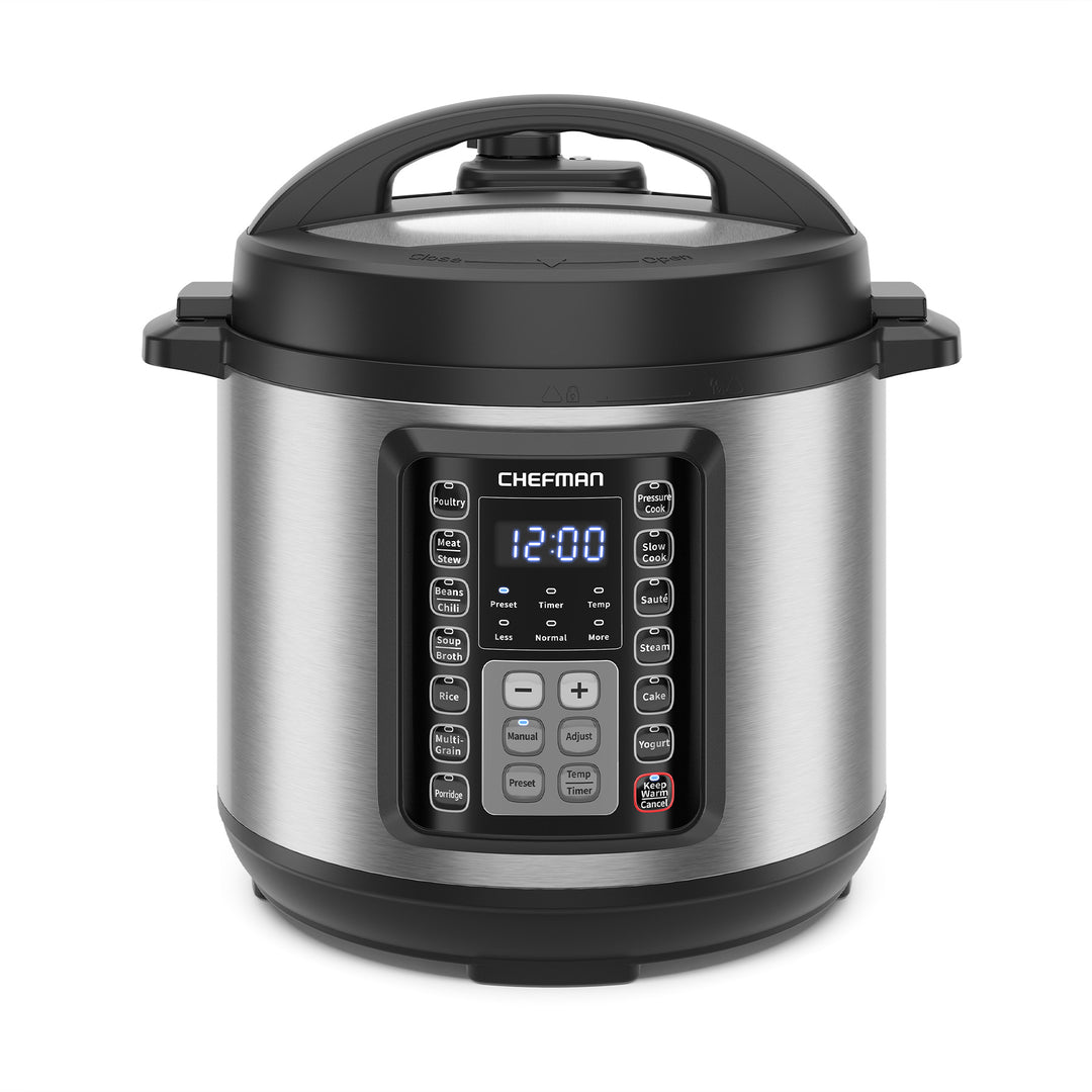 Chefman - Multicooker 6 Qt – Olla a Presión Programable 9 en 1