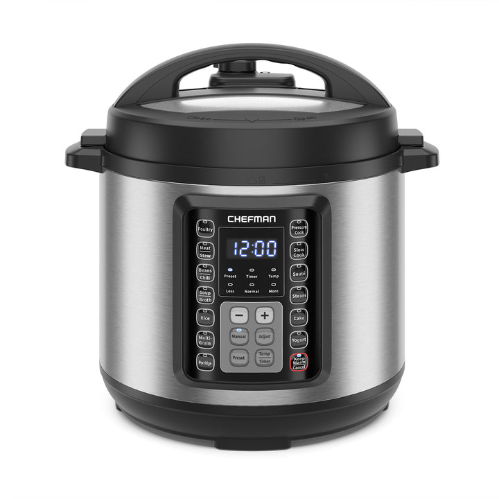Chefman - Multicooker 6 Qt – Olla a Presión Programable 9 en 1