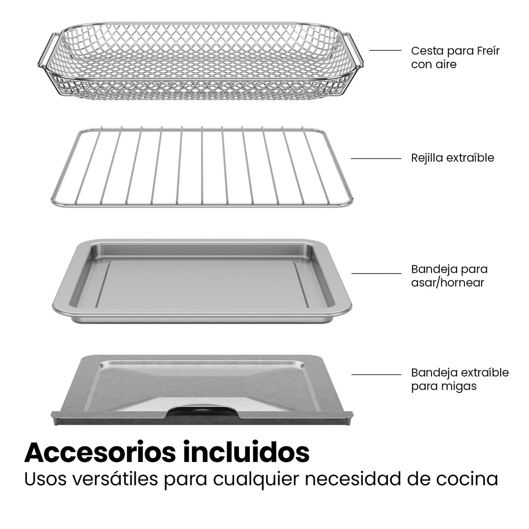 Chefman - Horno Freidora de Aire, Toast-Air®, 18 L