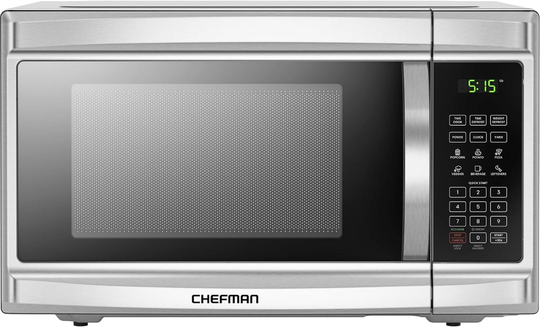 Chefman - Horno de microondas De 1.3 Cu. Digital