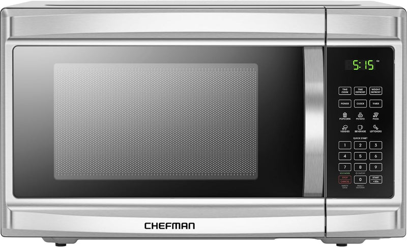 Chefman - Horno de microondas De 1.3 Cu. Digital