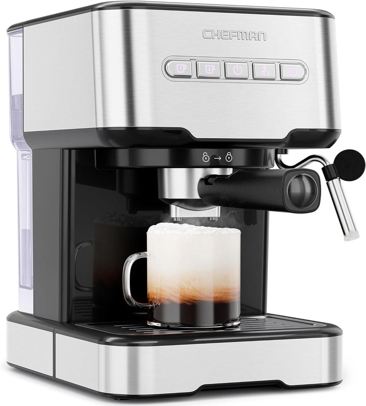 Chefman - Máquina de Café Espresso Chefman color Plata