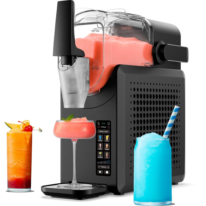 Iceman by Chefman Slush-Ease MAX Máquina de Granizados 90oz | Slushy Maker con 5 Programas, Pantalla LED y Capacidad de 64oz para Margaritas, Frappes y Smoothies
