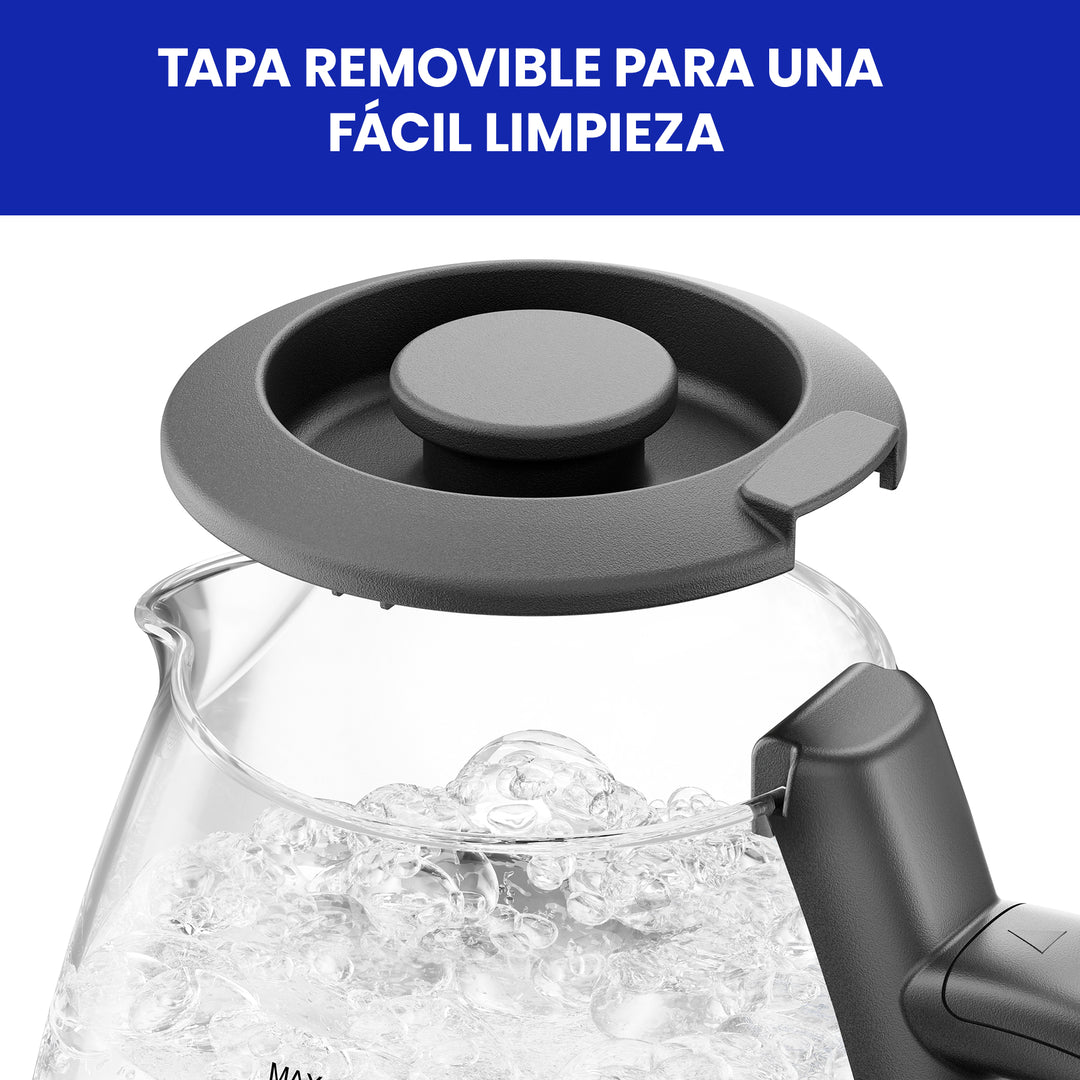 Chefman - Hervidor Electrico de 1 L con luces LED