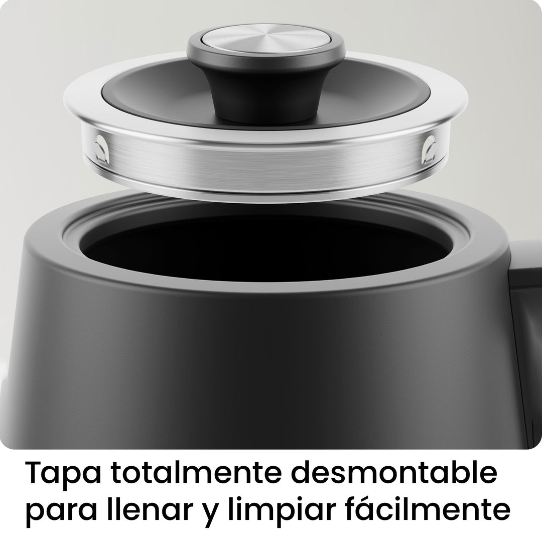 CHEFMAN - Hervidor Eléctrico Cuello de Cisne 0.8 L con Apagado Automático