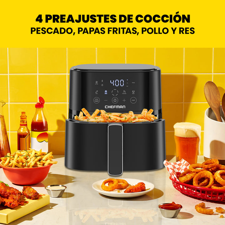 Chefman - Freidora de Aire Digital de 3.7 L.