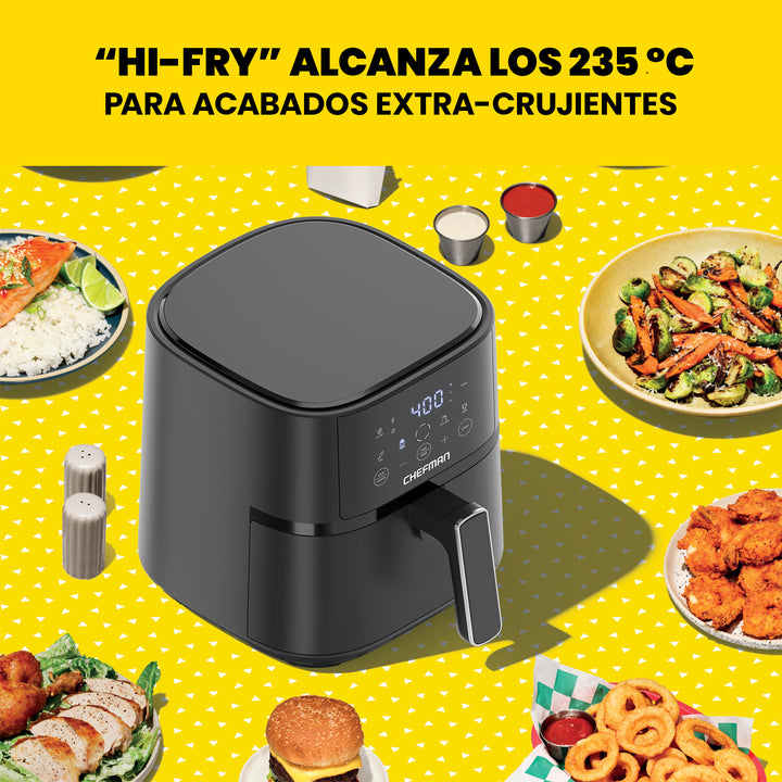 Chefman - Freidora de Aire Digital de 3.7 L.