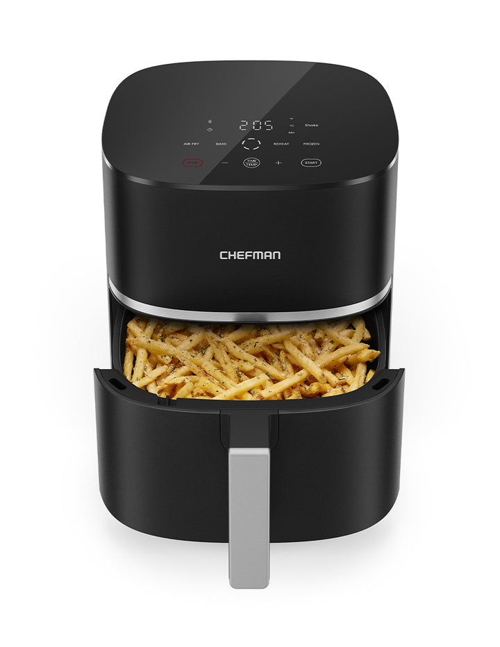 CHEFMAN - TurboFry Freidora de Aire 5 L con Panel Digital — Color Negro