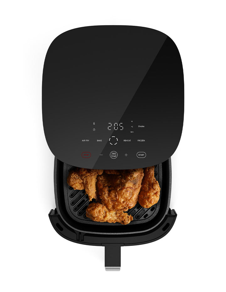CHEFMAN - TurboFry Freidora de Aire 5 L con Panel Digital — Color Negro