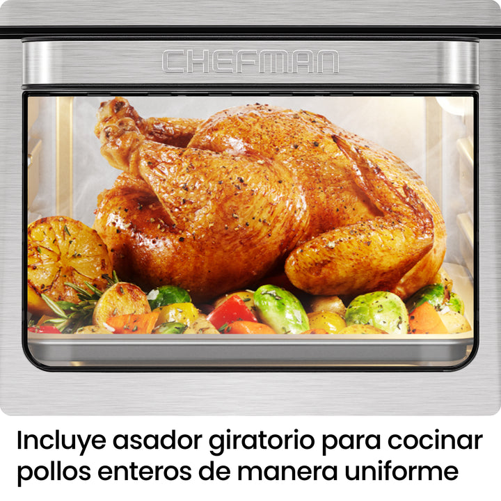 Freidora de Aire Multifuncional Chefman 12 L con Horno Tostador | 5 Funciones y Pantalla Digital