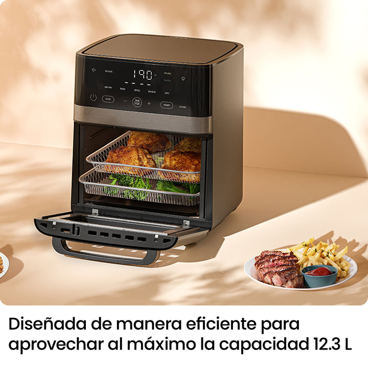 Freidora de Aire Multifuncional Chefman 12 L con Horno Tostador | 5 Funciones y Pantalla Digital