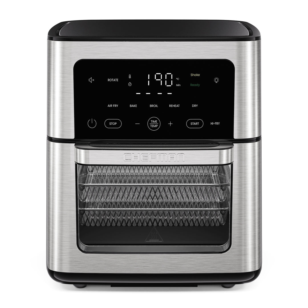CHEFMAN - Freidora de Aire Multifuncional 12 L con Horno Tostador | 5 Funciones y Pantalla Digital