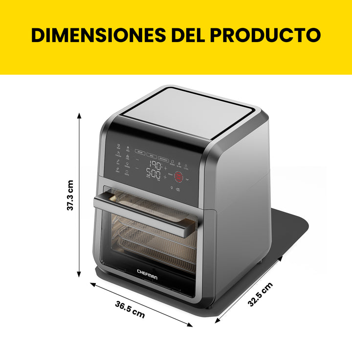 Chefman - Freidora De Aire Digital Multifuncional De 11 L