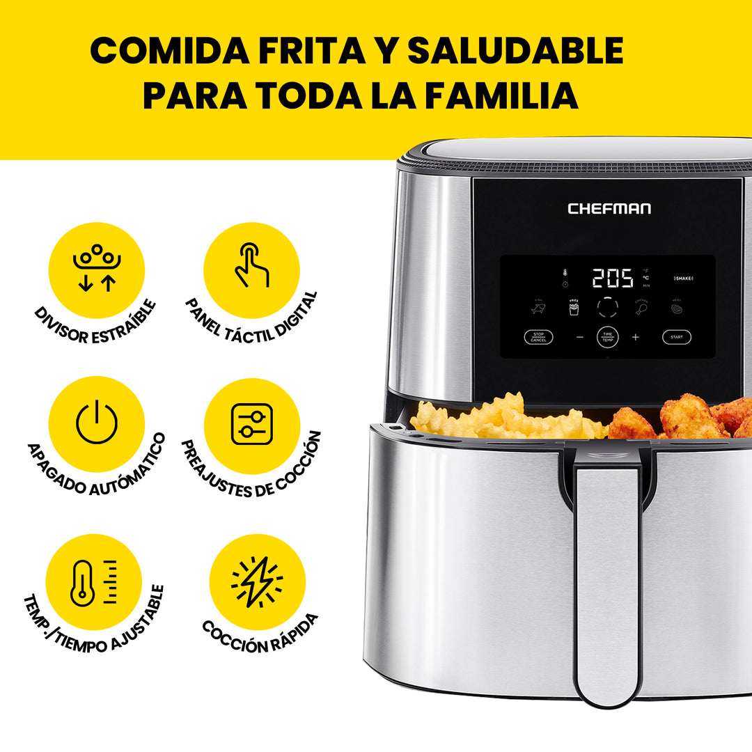 Chefman - Freidora de Aire TurboFry™ Touch,  7.5L (8Qt.)