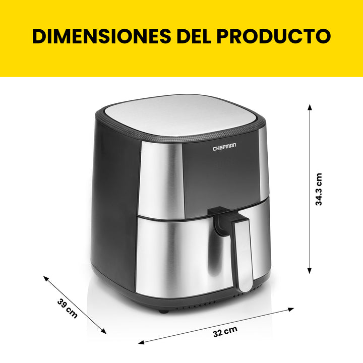 Chefman - Freidora de Aire TurboFry™ Touch,  7.5L (8Qt.)