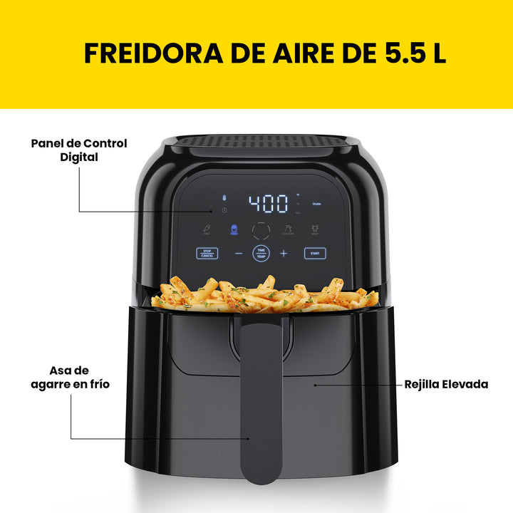 Chefman - TurboFry™ L 5.5 Aire, de Freidora.