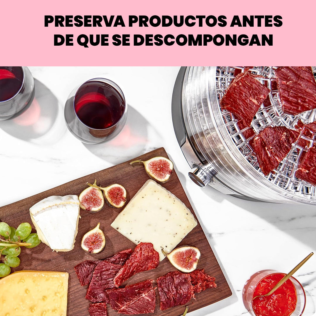 Chefman - Deshidratador de alimentos con 5 bandejas.