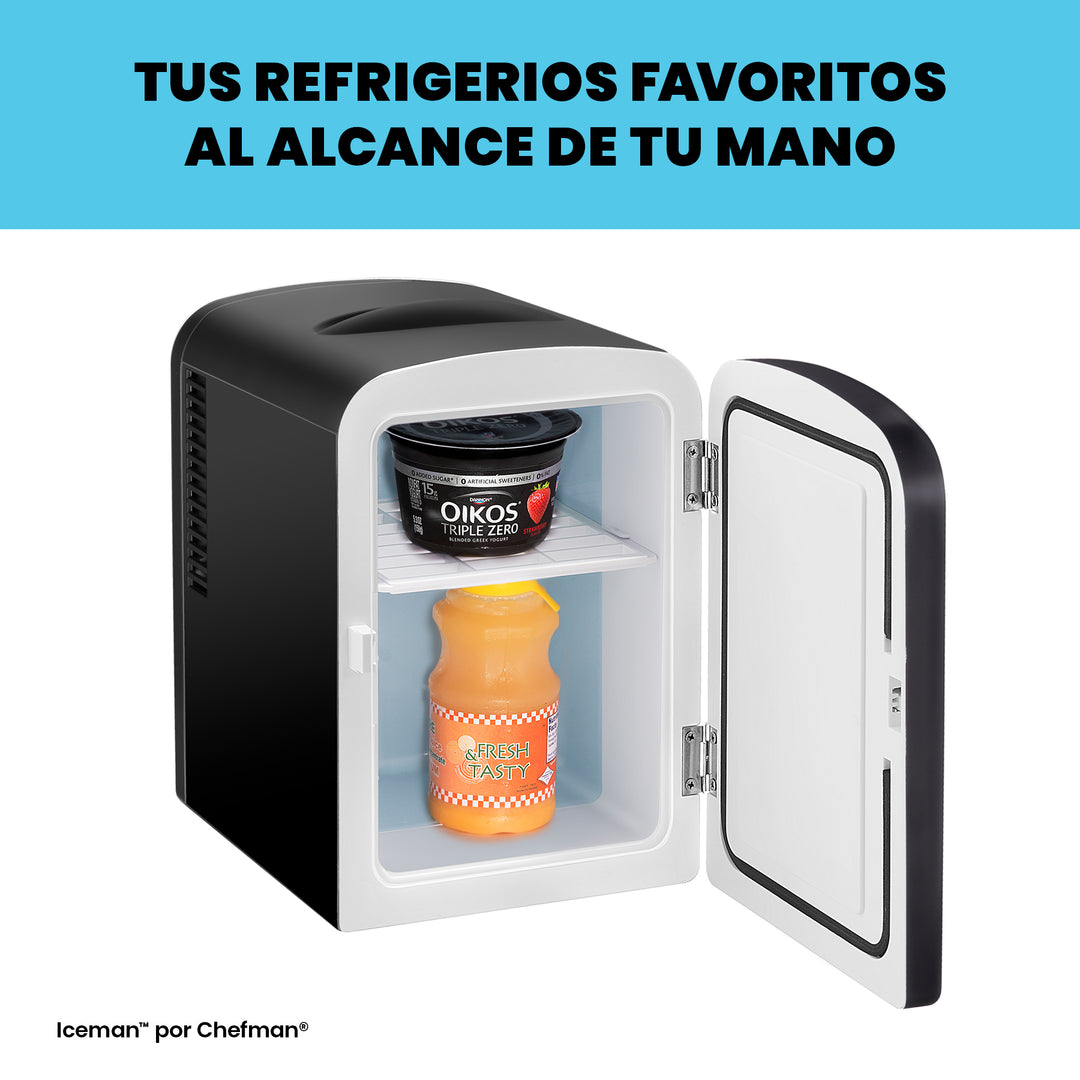 Chefman - Mini-refrigerador portátil