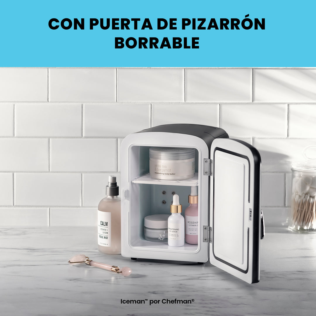 Mini-refrigerador portátil, Puerta pizarrón borrable