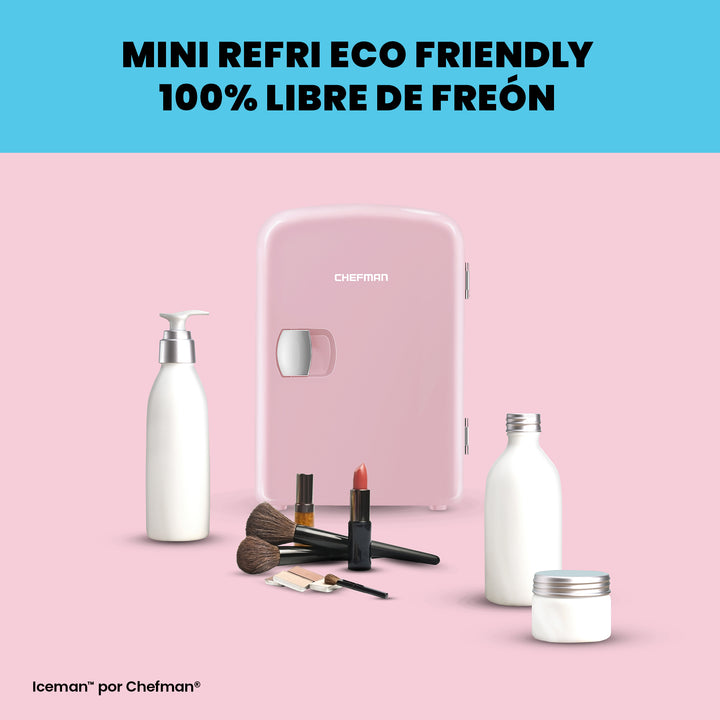 Chefman - Mini-refrigerador portátil