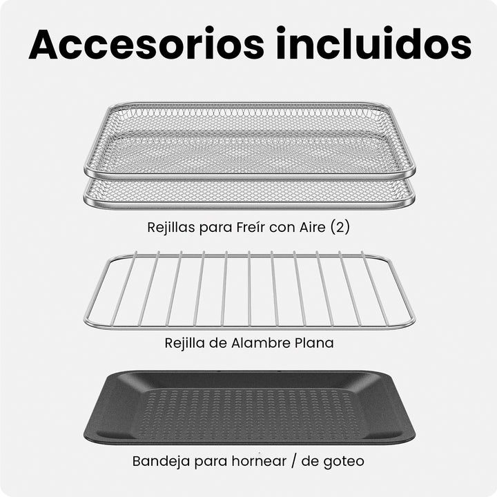 Chefman - EasyAir 15 Qt: Freidora de Aire y Horno de Encimera