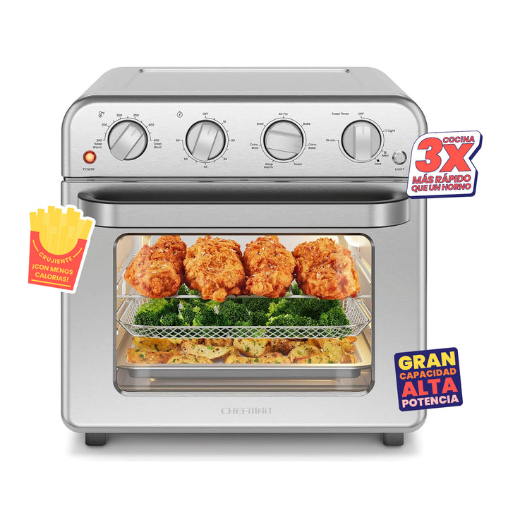 Chefman - Horno Freidora de Aire, Toast-Air®, 18 L