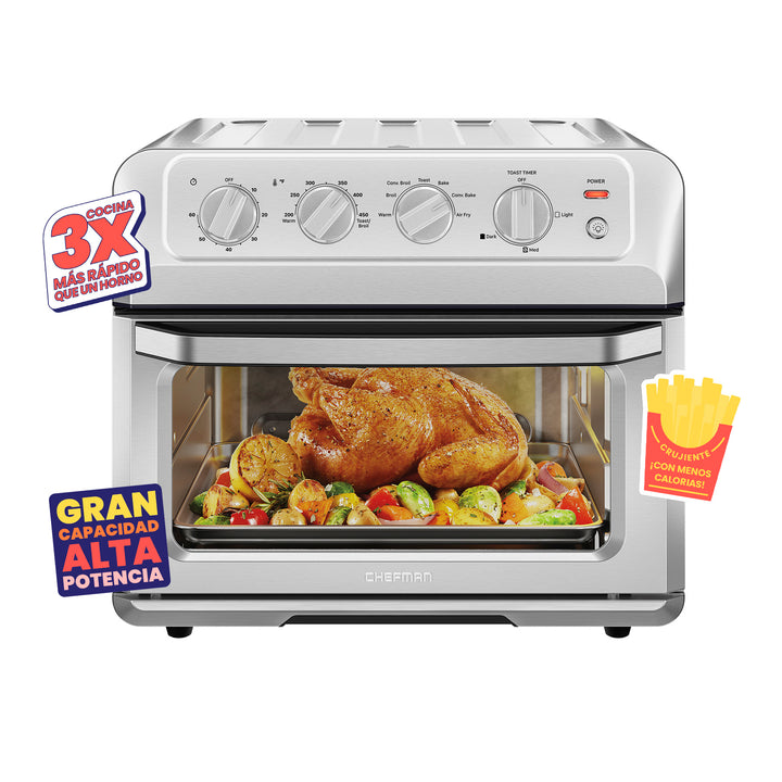 Chefman - Toast-Air" Horno + Freidora de Aire de 20 L