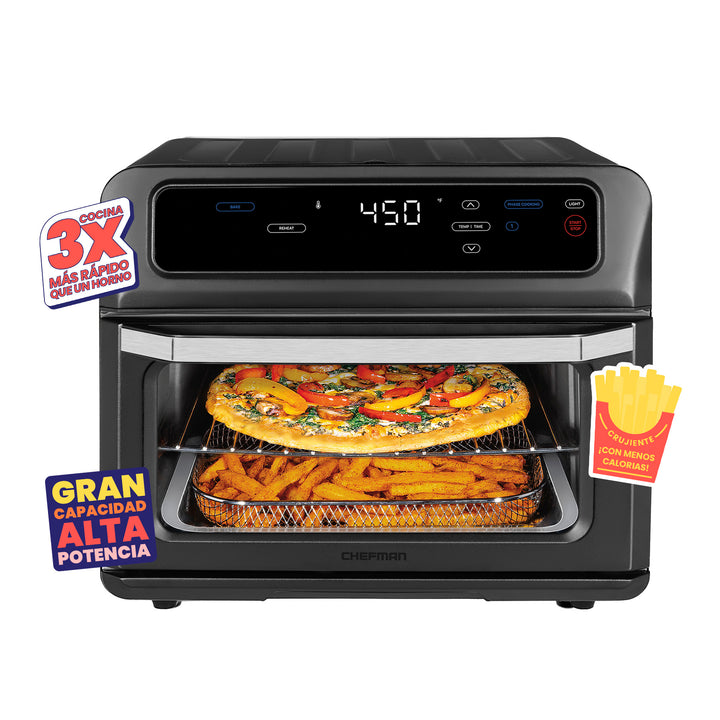 Chefman - Toast-Air" Horno + Freidora de Aire de 20 L