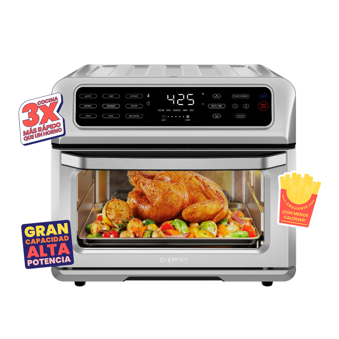 Chefman - Toast-Air" Horno + Freidora de Aire de 20 L