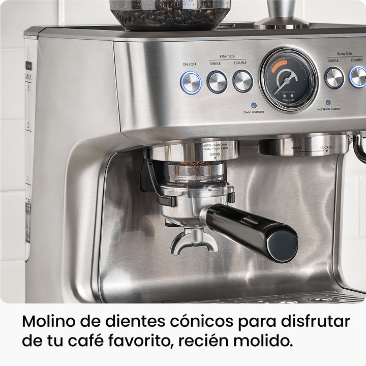 Chefman - Máquina de Espresso con Molino