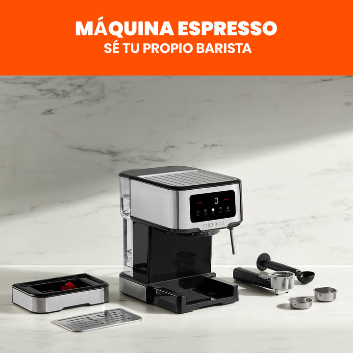 Chefman - Máquina de Café Espresso Easy-Brew