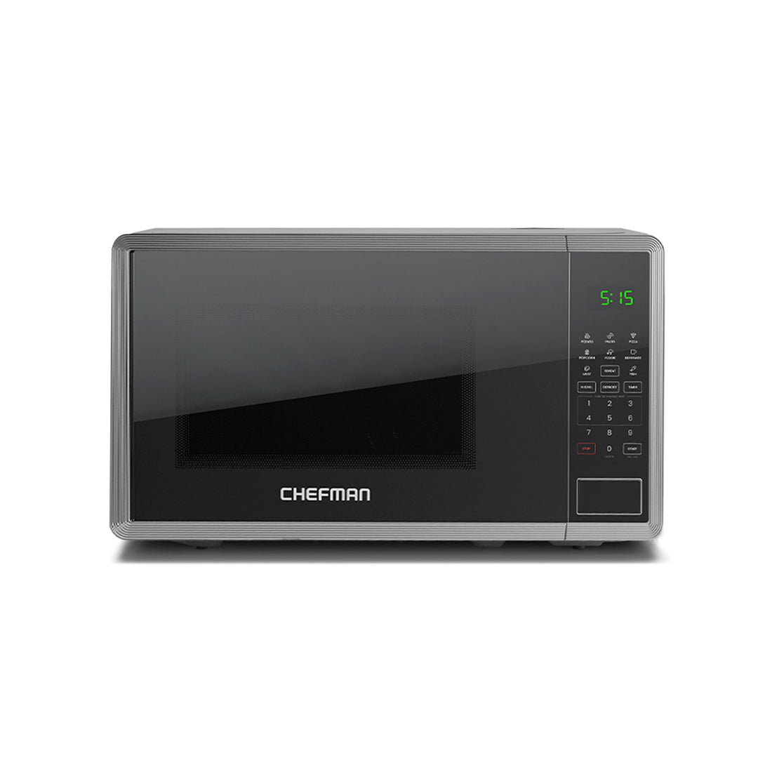 Chefman - Microondas Digital 0.7 Pies Cúbicos | 8 Menús Automáticos