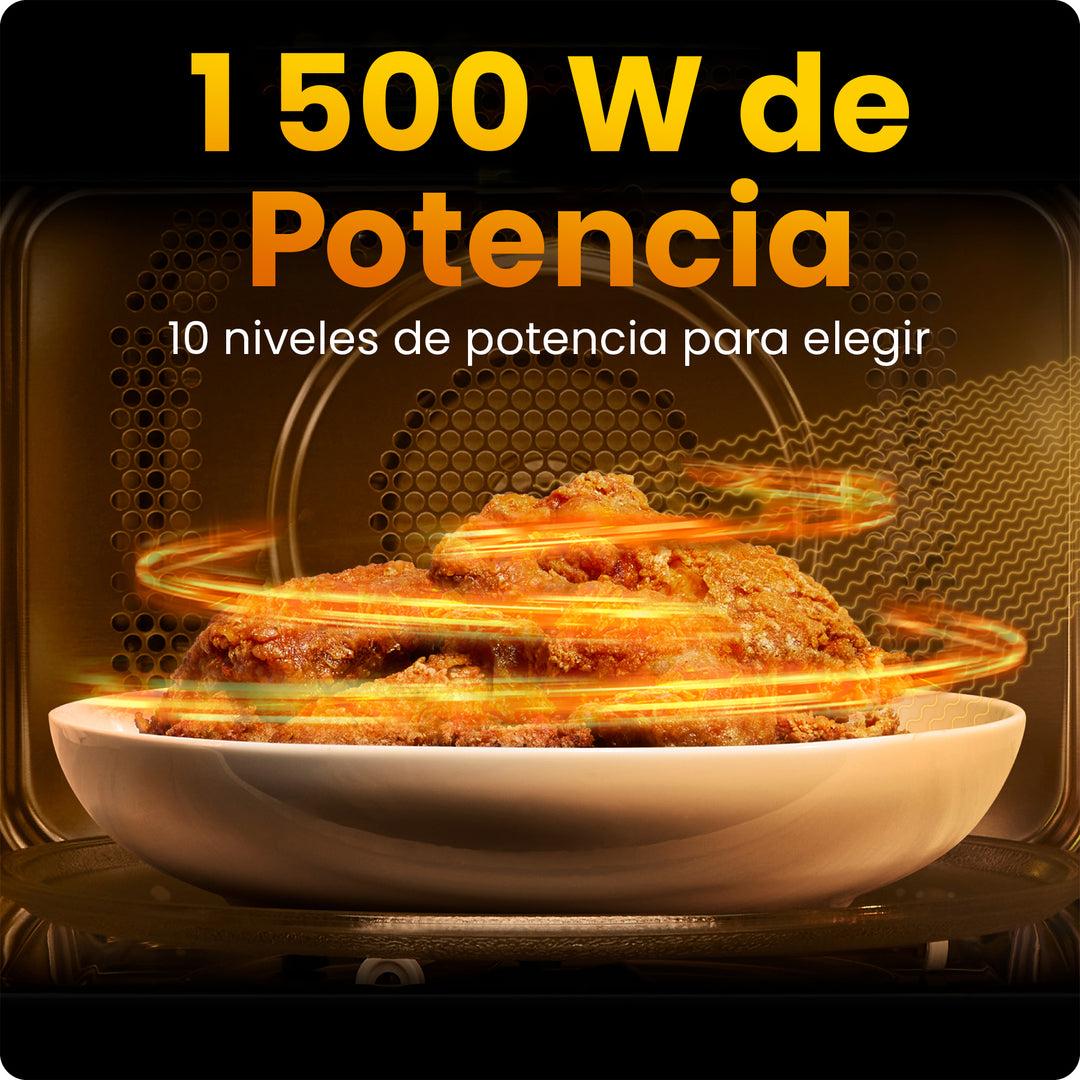 Chefman - Horno de Microondas Para Encimera de 1.1 Pies Cúbicos
