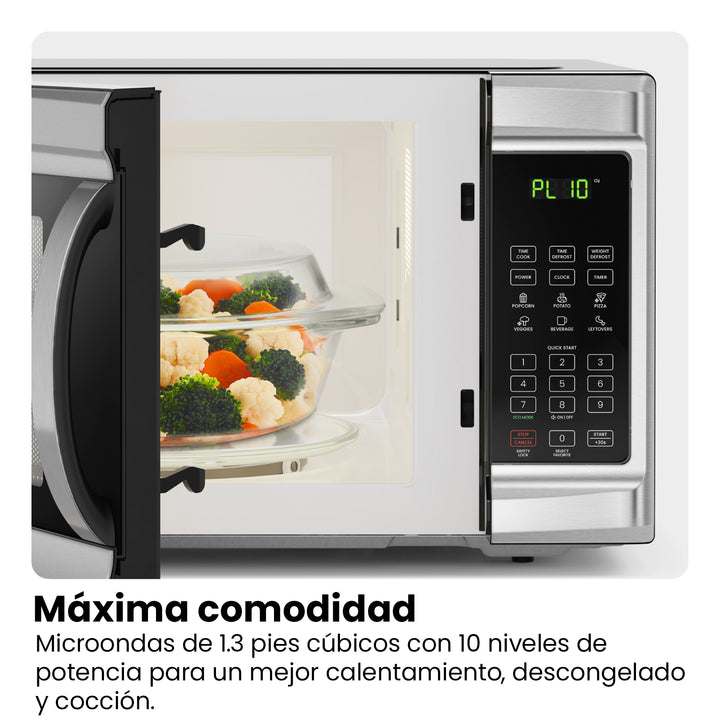 Chefman - Horno de microondas De 1.3 Cu. Digital