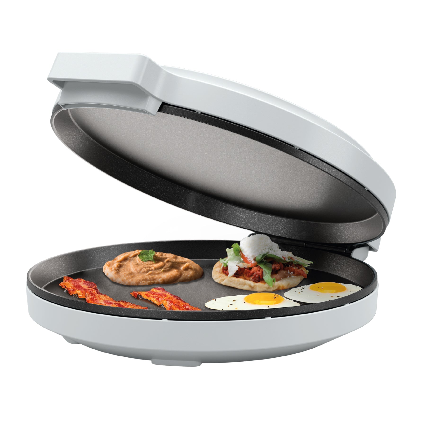 Chefman Everything Maker – Forno Pizza Da Banco Con Padelle Antiaderenti 30 Cm, Per Pizza, Frittate E Quesadillas!