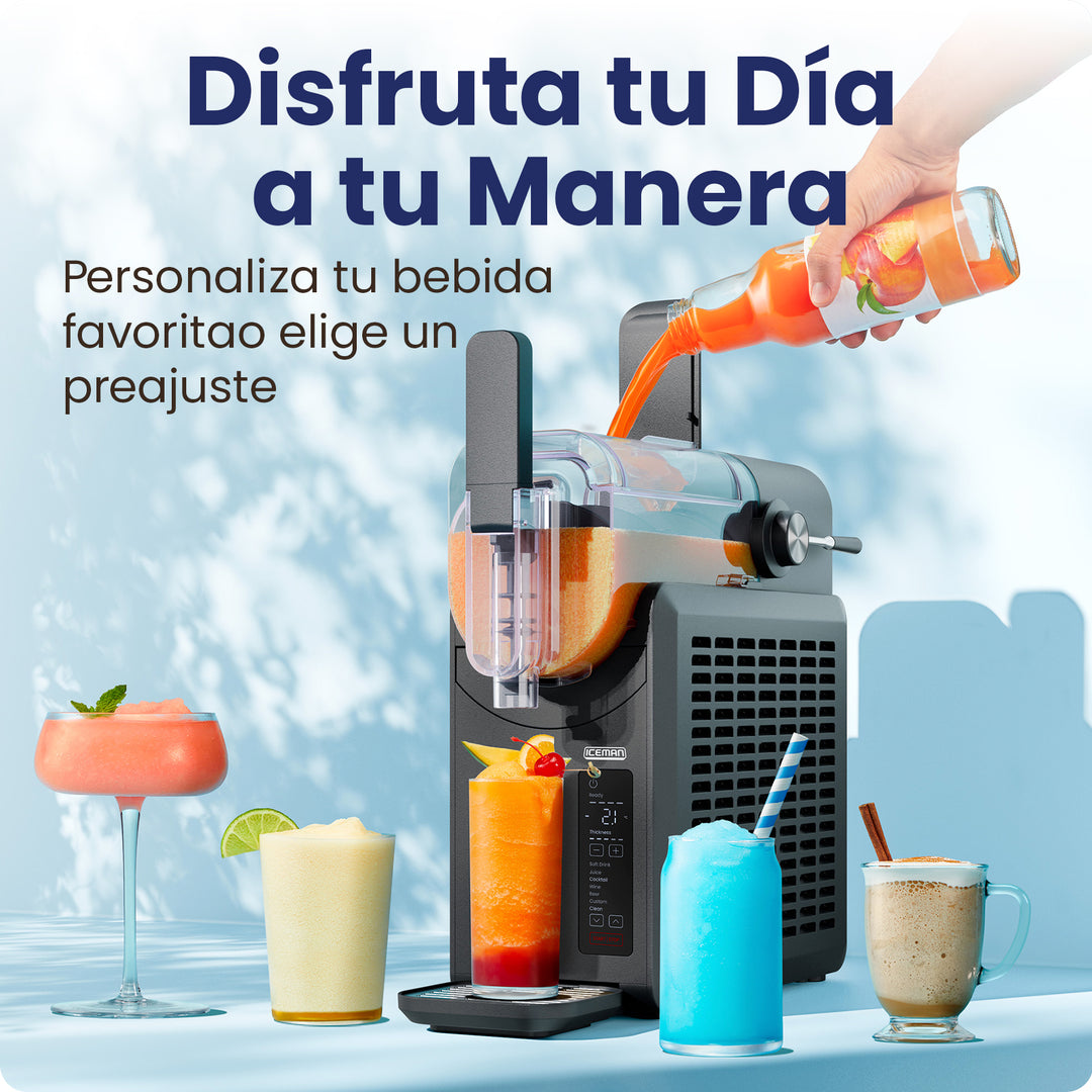 Chefman - Slush-Ease | Máquina de Granizados y Bebidas Congeladas con 5 Modos