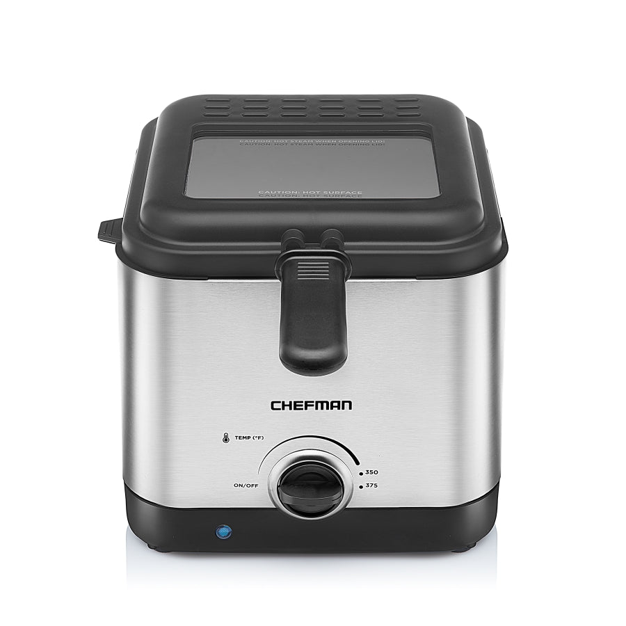 Chefman - Freidora de Aceite compacta de 1.6 L