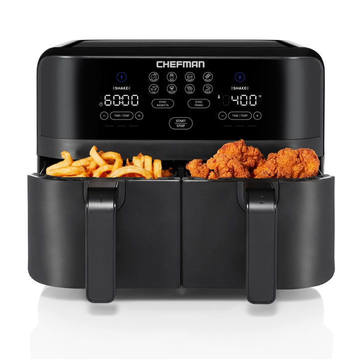 Freidora de aire dual TurboFry™ Touch, 4.2 L (4.5 Qt)