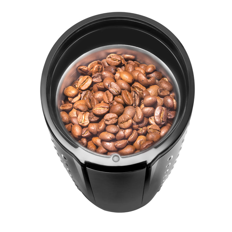  Chefman Molinillo de café eléctrico para fresas – recién muele  granos de hasta 2.8 onzas, tolva grande con 17 opciones de molienda para  2-12 tazas, fácil operación con un solo toque