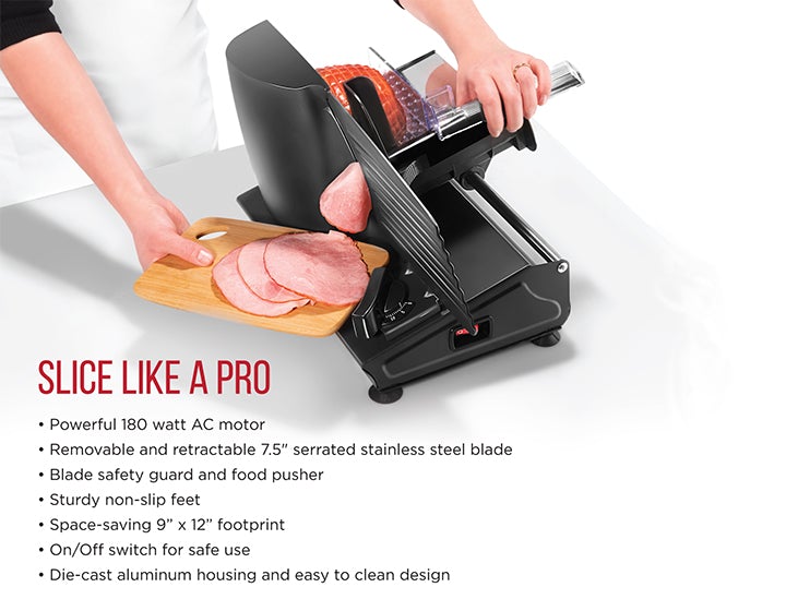 Die-Cast Electric Deli Slicer (7536348528869)